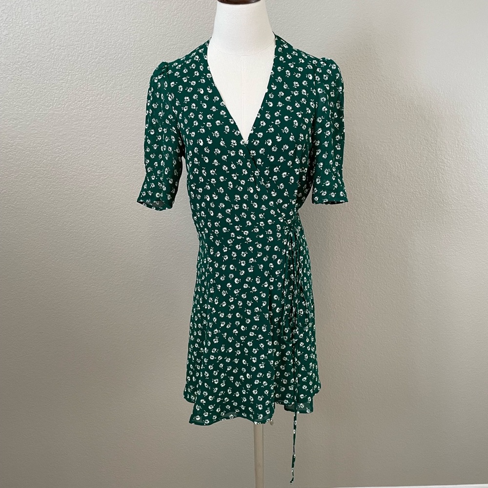 Reformation Lucky Wrap Dress Size Large